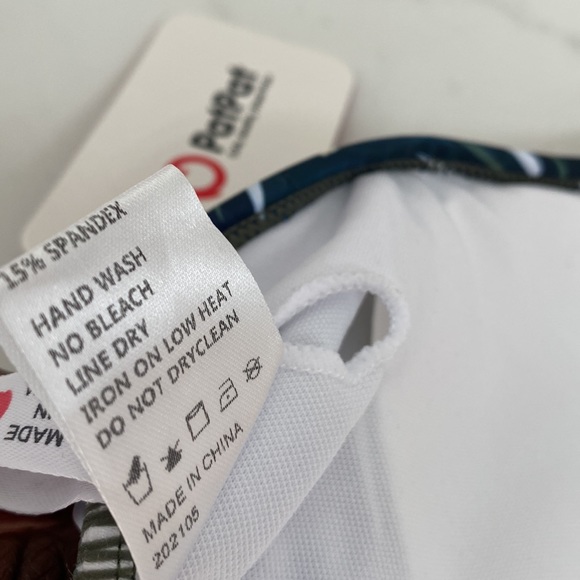 (A4) Pat Pat palm leaf one piece swimsuit, Size small, NWT - Picture 6 of 11